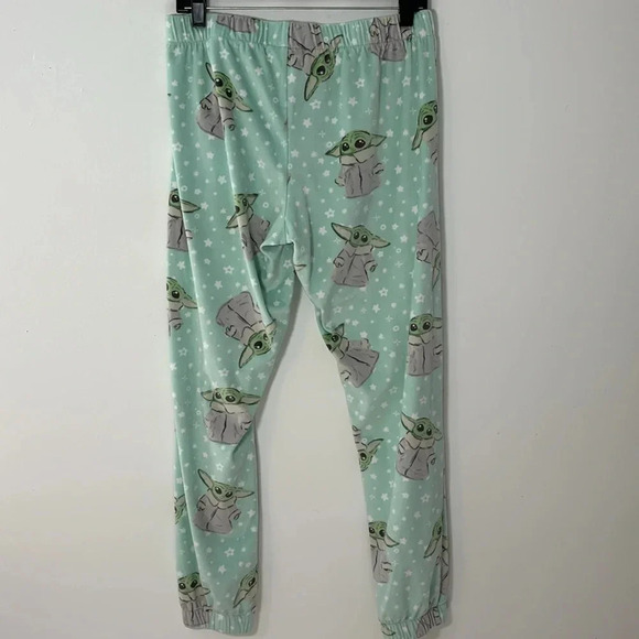 Star Wars Slumber Pajama Pants Jogger PJ Size Medium Baby Yoda Sleepwear - Picture 8 of 8